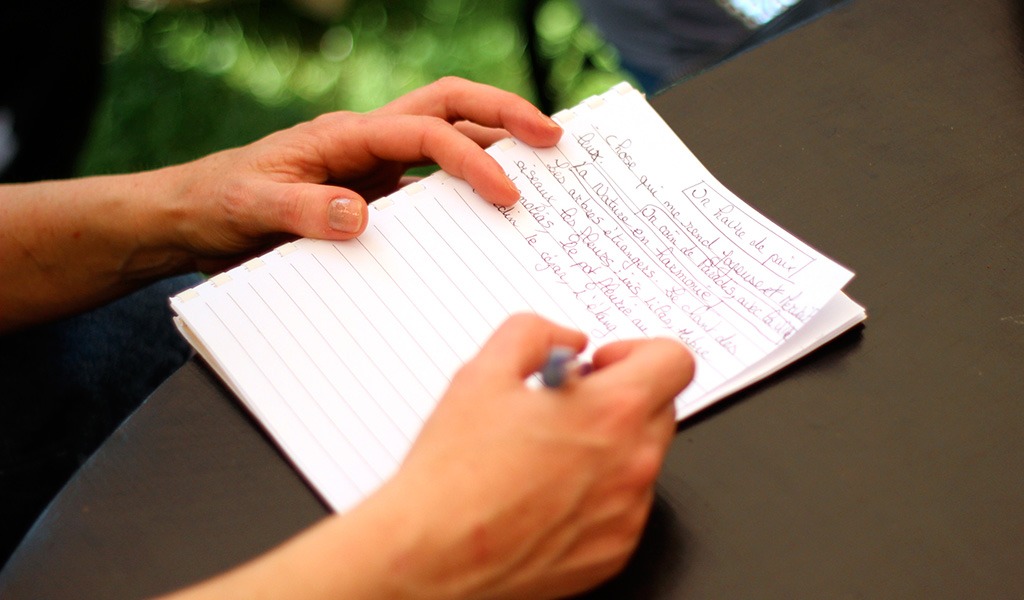 atelier d'écriture