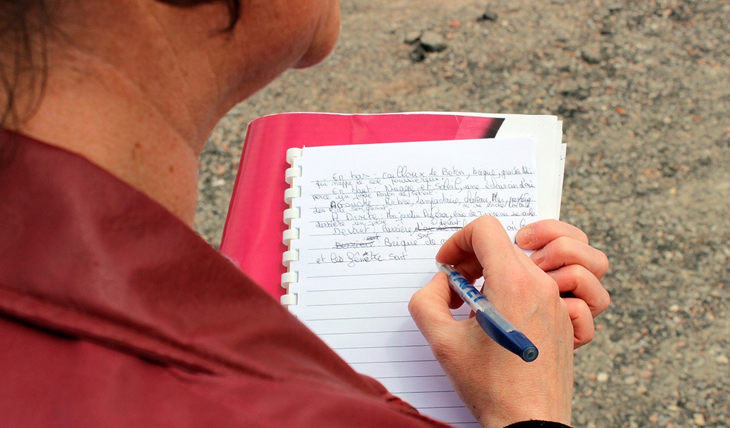 atelier d'écriture